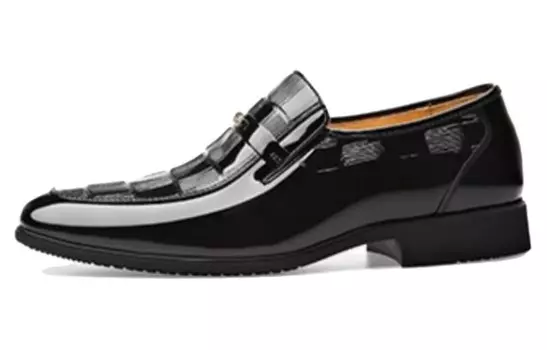 Туфли мужские Men"s Casual Men Low-Top Laorentou, цвет Burgundy