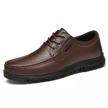 Туфли мужские Men"s Casual Men Low-Top Dilikan, темно-коричневый