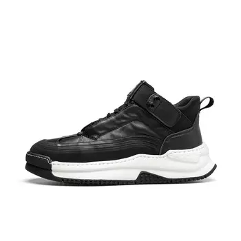 Туфли мужские Men"s Casual Men Low-Top Pardasaul, черный/белый