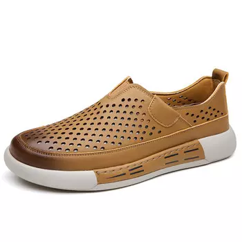 Туфли мужские Men"s Casual Men Low-Top Egchi, хаки
