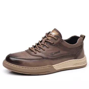 Туфли мужские Men"s Casual Men Low-Top Help, хаки