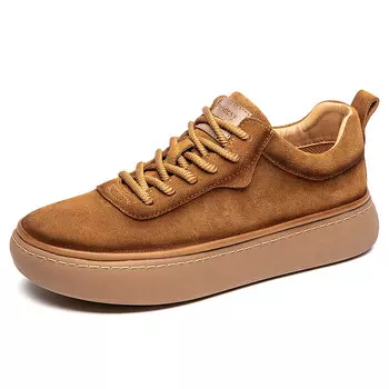Туфли мужские Men"s Casual Men Low-Top Modengpan, коричневый