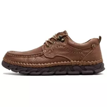 Туфли мужские Men"s Casual Men Low-Top Camel, цвет Yellow Brown