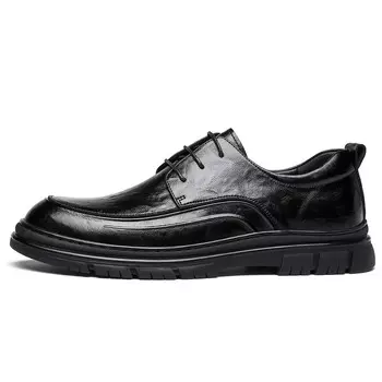 Туфли мужские Men"s Casual Men Low-Top Chint, черный