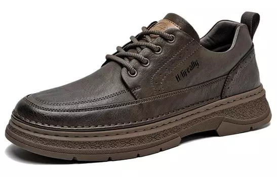 Туфли мужские Men"s Casual Men Low-Top Hla, коричневый