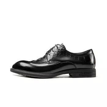 Туфли мужские Men"s Casual Men Low-Top Aokang, темно-коричневый
