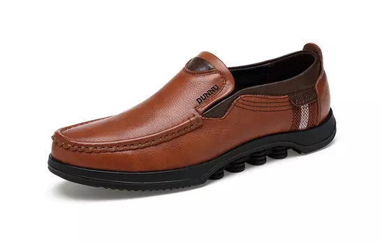 Туфли мужские Men"s Casual Men Low-Top Dunnu, цвет Red Brown