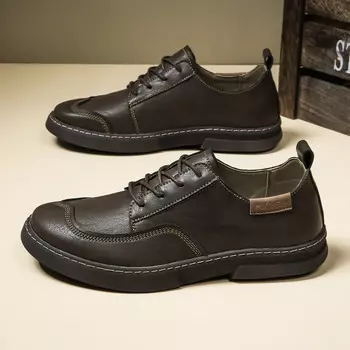 Туфли мужские Men"s Casual Men Low-Top Mulinsen, хаки