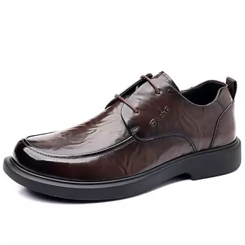 Туфли мужские Men"s Casual Men Low-Top Help, коричневый