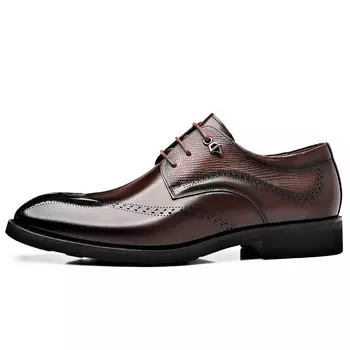 Туфли мужские Men"s Casual Men Low-Top Modengpan, коричневый