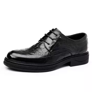 Туфли мужские Men"s Casual Men Low-Top Bull Charm, черный