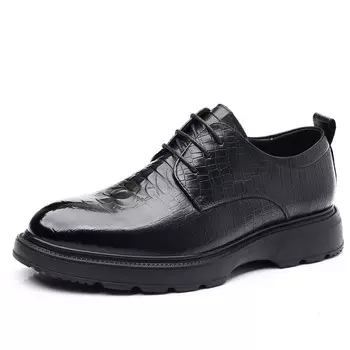 Туфли мужские Men"s Casual Men Low-Top Help, коричневый