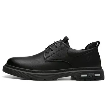 Туфли мужские Men"s Casual Men Low-Top Mexican, черный