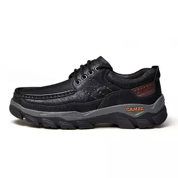 Туфли мужские Men"s Casual Men Low-Top Camel, хаки