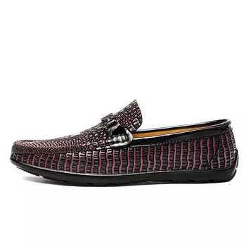 Туфли мужские Men"s Casual Men Low-Top Dilikan, цвет Burgundy