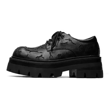 Туфли мужские Men"s Casual Men Low-Top Dounkol, черный