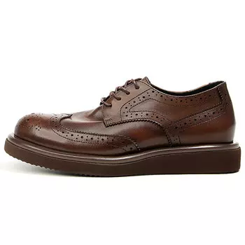 Туфли мужские Men"s Casual Men Low-Top Diengrley, темно-коричневый