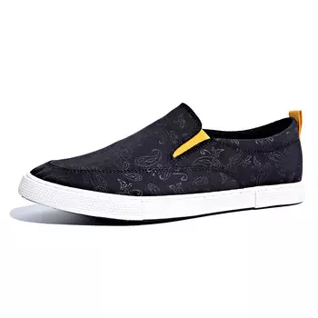 Туфли мужские Men"s Casual Men Low-Top Baoda, черный/белый