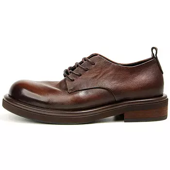 Туфли мужские Men"s Casual Men Low-Top Diengrley, темно-коричневый