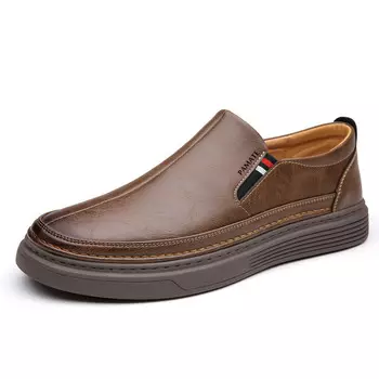 Туфли мужские Men"s Casual Men Low-Top Pamate, коричневый