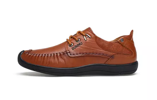 Туфли мужские Men"s Casual Men Low-Top Dunnu, темно-коричневый