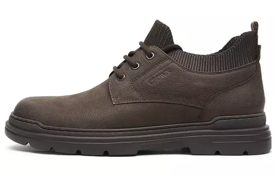 Туфли мужские Men"s Casual Men Low-Top Crown, черный