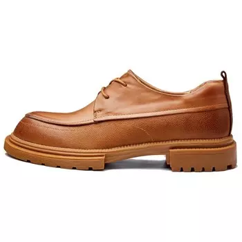 Туфли мужские Men"s Casual Men Low-Top Yellow-brown Brounvanm