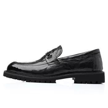 Туфли мужские Men"s Casual Men Low-Top Zuwudong, темно-коричневый