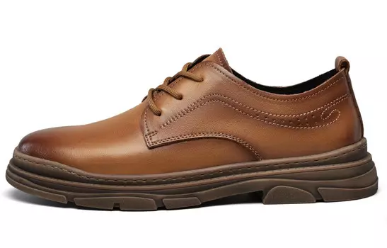 Туфли мужские Men"s Casual Men Low-Top Yearcon, цвет Yellow Brown