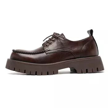 Туфли мужские Men"s Casual Men Low-Top Weishibangwei, темно-коричневый