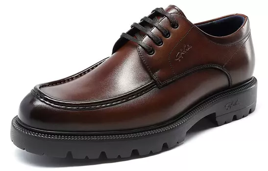 Туфли мужские Men"s Casual Men Low-Top Yellow-brown Satchi