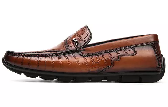 Туфли мужские Men"s Casual Men Low-Top Yellow-brown Satchi