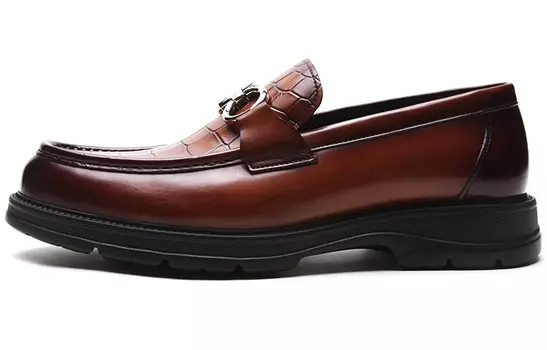 Туфли мужские Men"s Casual Men Low-Top Yellow-brown Satchi