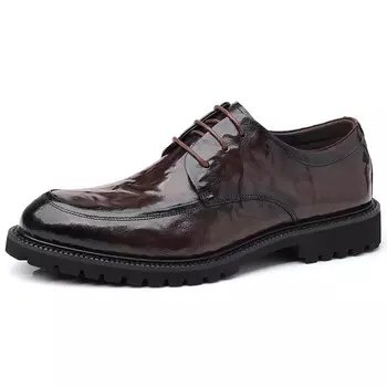 Туфли мужские Men"s Casual Men Low-Top Shupate, коричневый