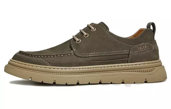 Туфли мужские Men"s Casual Men Low-Top Tata, хаки
