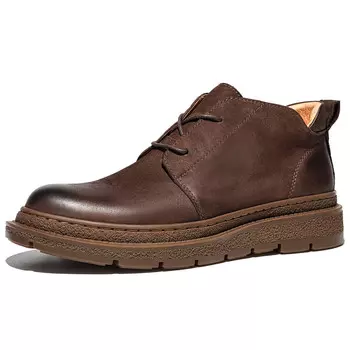 Туфли мужские Men"s Casual Men Mid-Top Diengrley, коричневый
