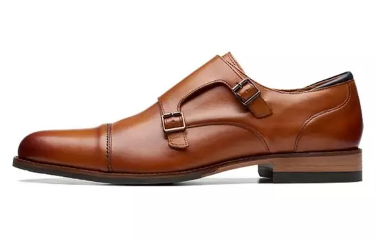 Туфли мужские низкие бежевые Clarks