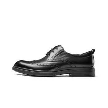 Туфли мужские низкие черные Aokang