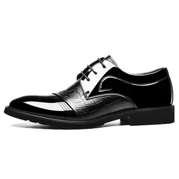 Туфли мужские низкие черные Chint