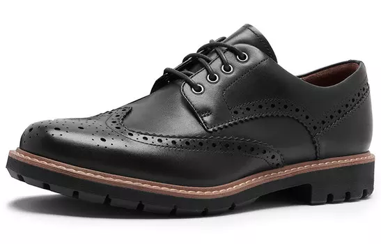 Туфли мужские низкие черные Clarks