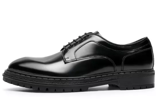 Туфли мужские низкие черные Desai