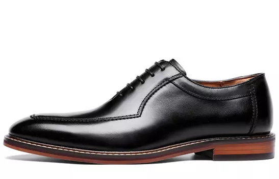 Туфли мужские низкие черные Desai