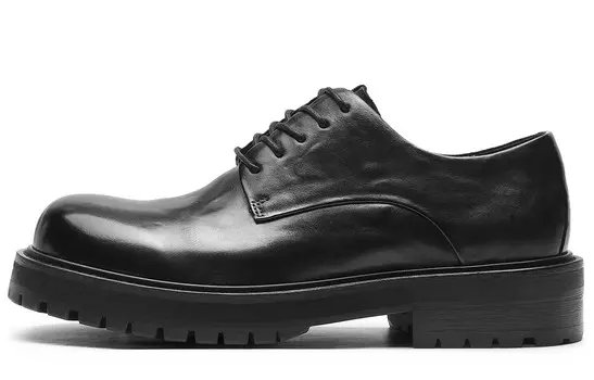 Туфли мужские низкие черные Desai