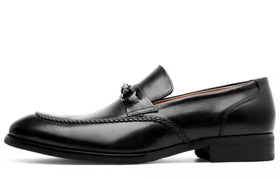 Туфли мужские низкие черные Desai