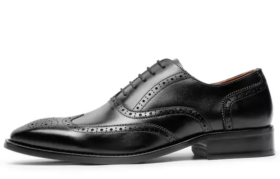 Туфли мужские низкие черные Desai