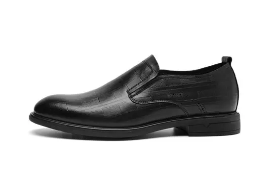 Туфли мужские низкие черные Hla