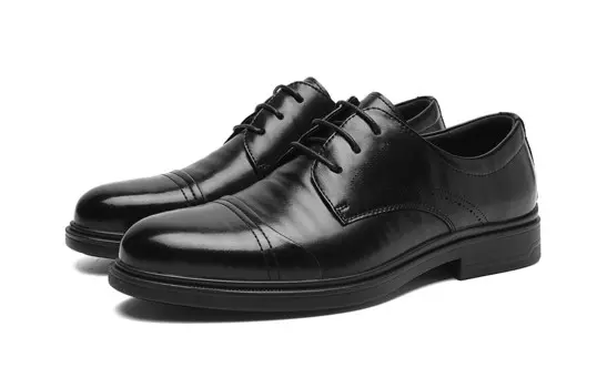 Туфли мужские низкие черные Hla