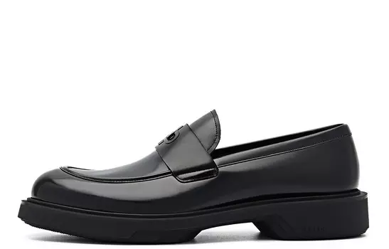 Туфли мужские низкие черные Pedro