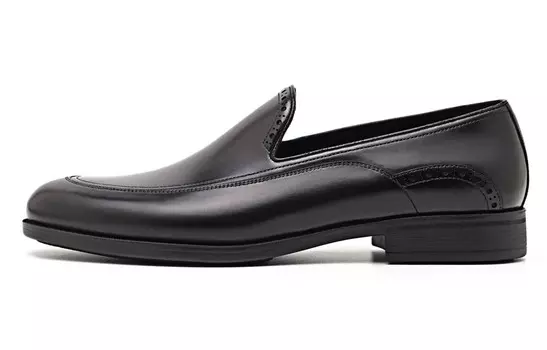 Туфли мужские низкие черные Pedro