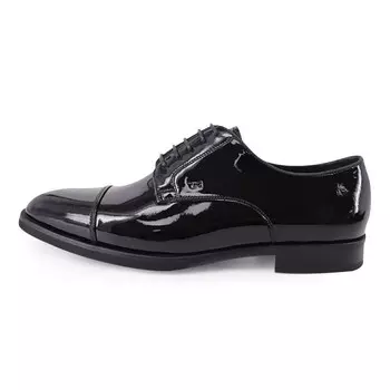 Туфли мужские низкие черные Tranoi